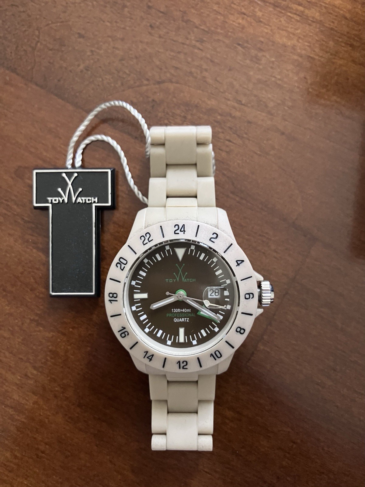 ToyWatch Unisex JETO8SY Jet Lag Beige Watch Stainless Steel Water Resistant