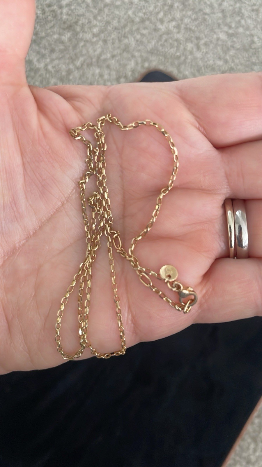 Dodo Pomellato Collana Essential Oro Giallo/ Yellow Gold Necklace 46cm