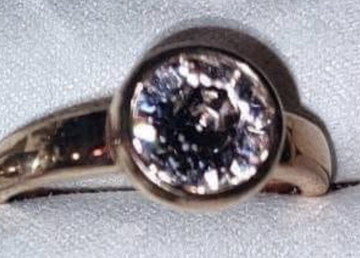 Touchstone Crystal BLISS Ring Size 9 Rose Gold Plated BNIB