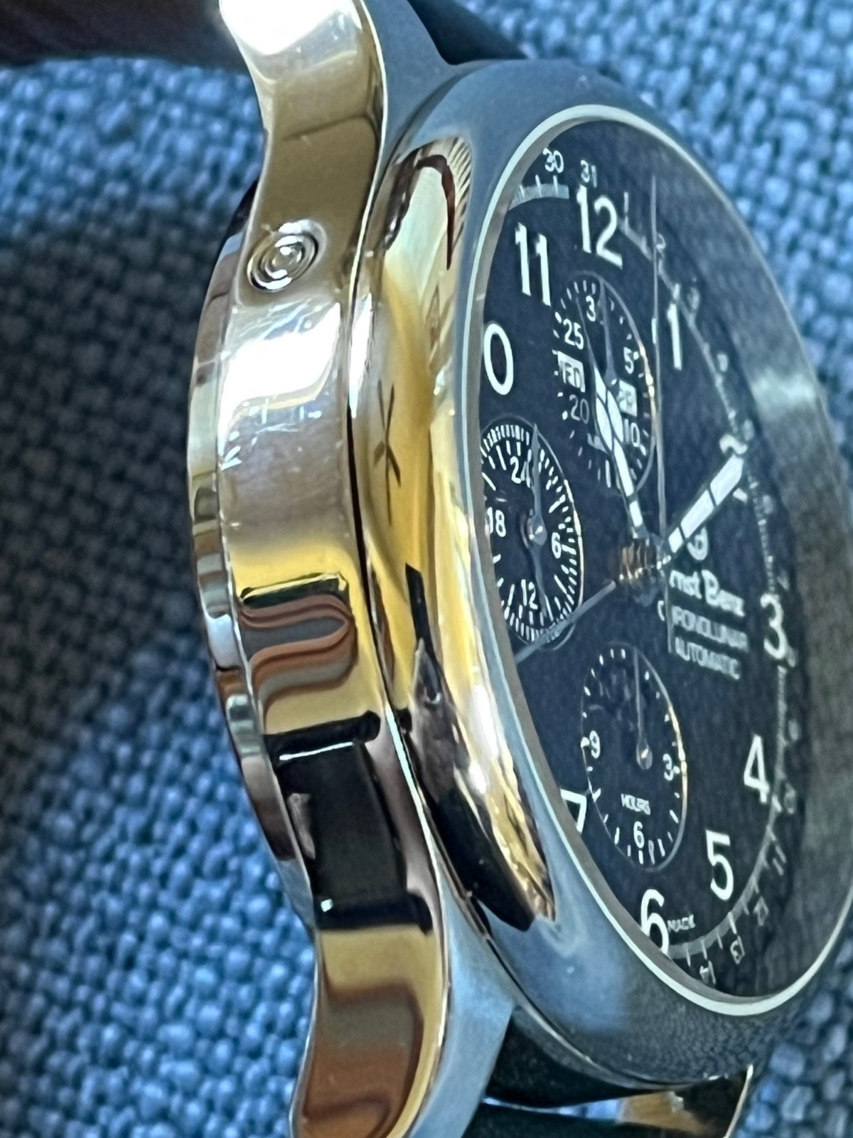 Ernst Benz Chronolunar 40300 Swiss Made SS Automatic Men’s Watch