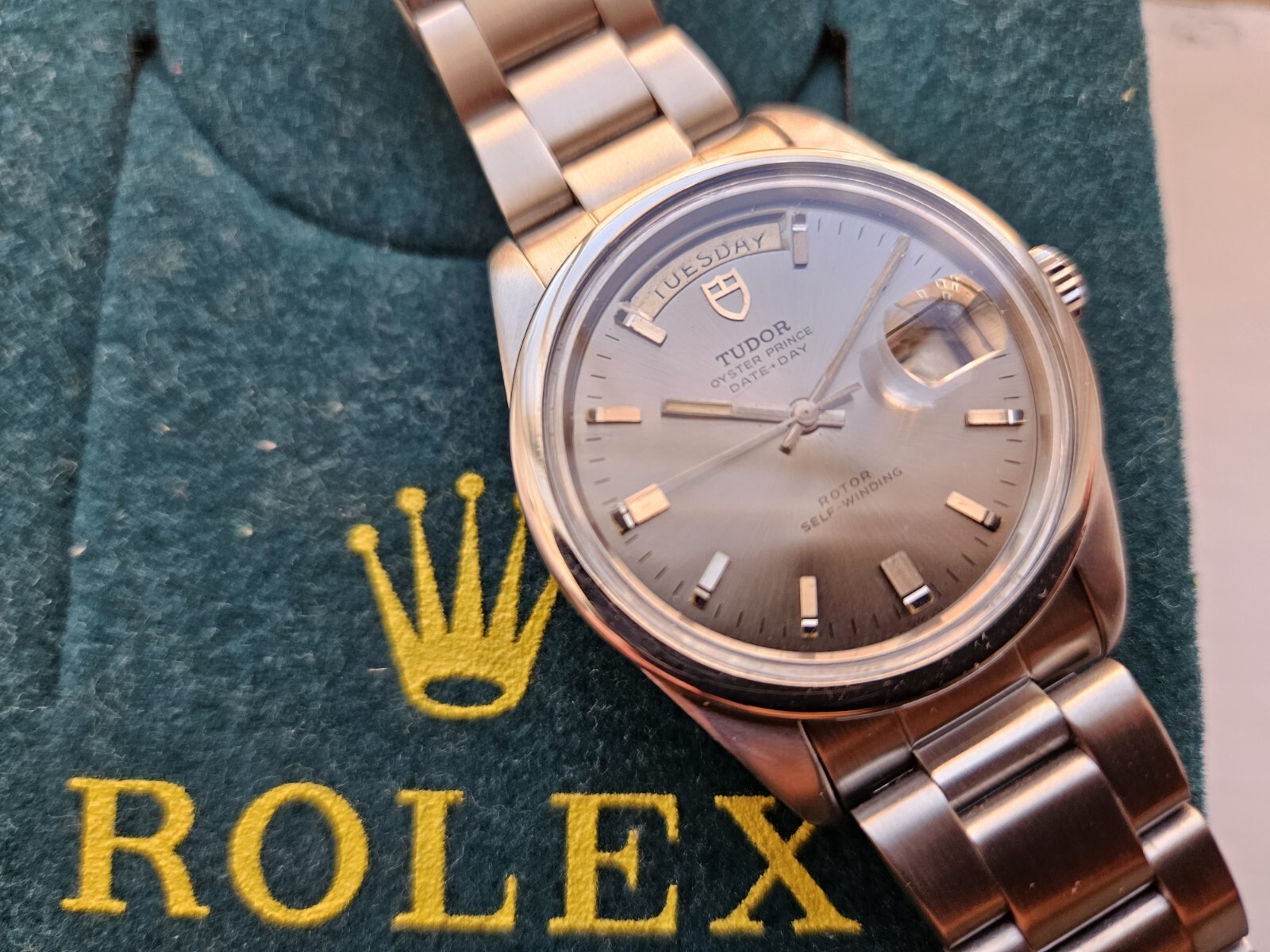 38mm Jumbo Tudor Prince Date + Day 7017/0 by **Rolex** (Serviced!) SN:682,xxx