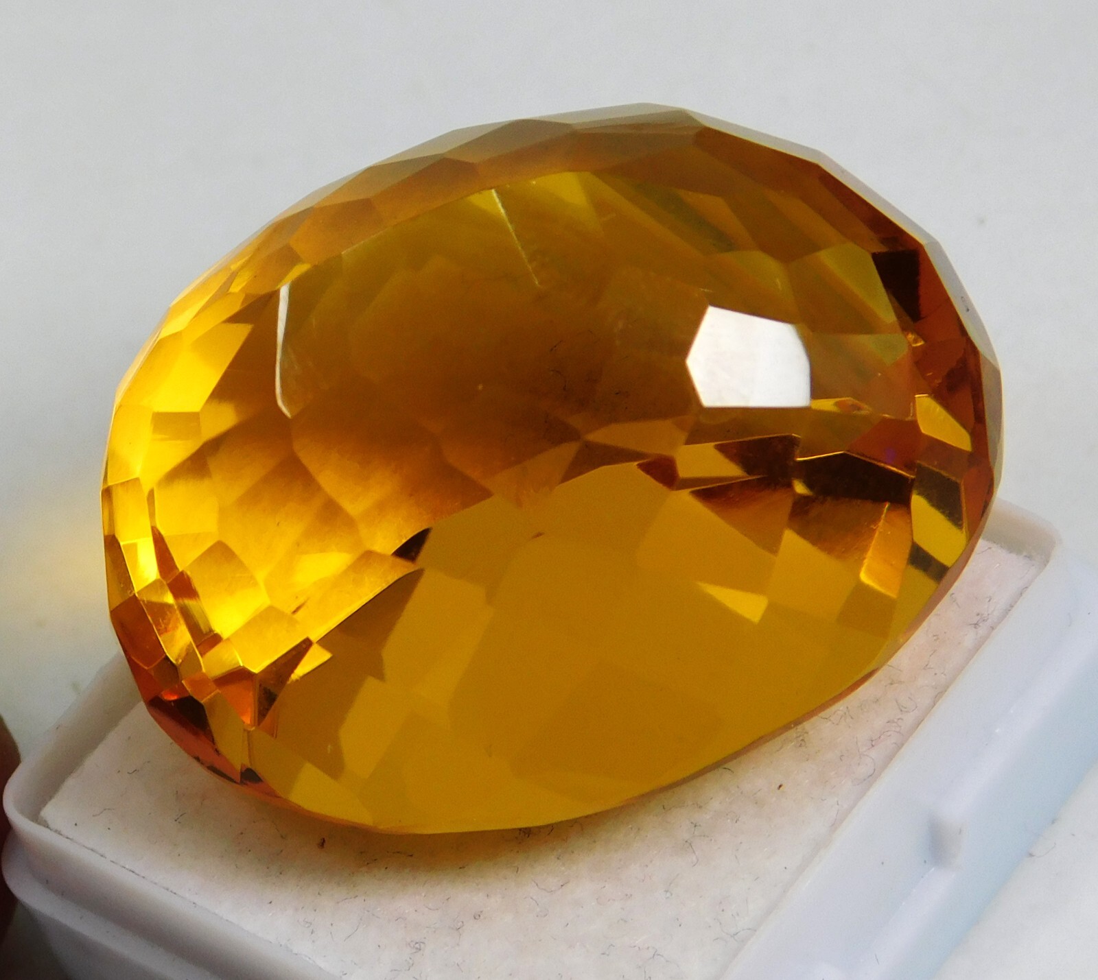 Natural 118.50 Ct Mogok Orange-Yellow Painite Oval Cut Certified Loose Gemstone