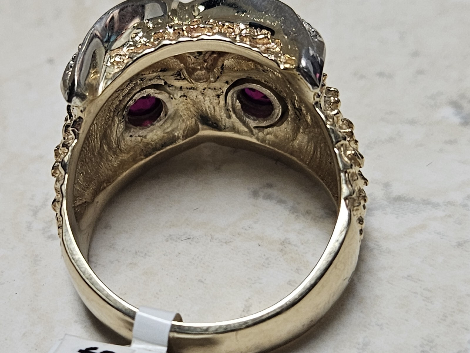 14kt Mens Owel Ring