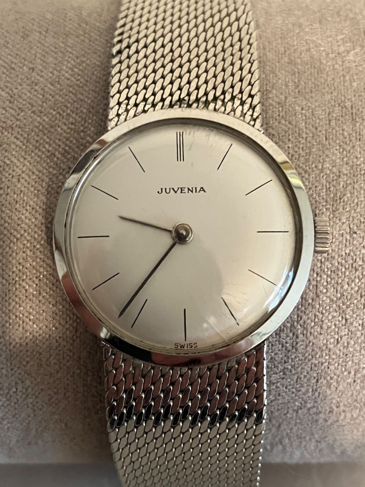 JUVENIA CAL.825 Womens Hand Winding Wristwatch Working