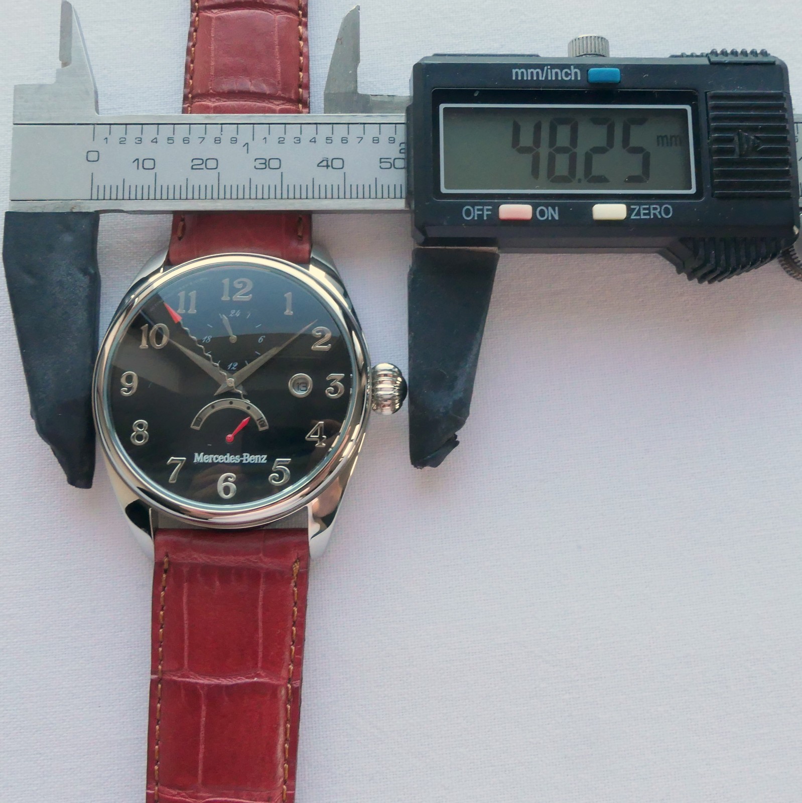 Mercedes Benz Classic Retro Design Car Accessory Power Reserve Automatic Watch