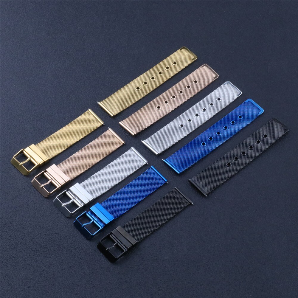 High Quality 304L Stainless Steel Mesh Belt Milanese Watch Band Strap 10-22mm