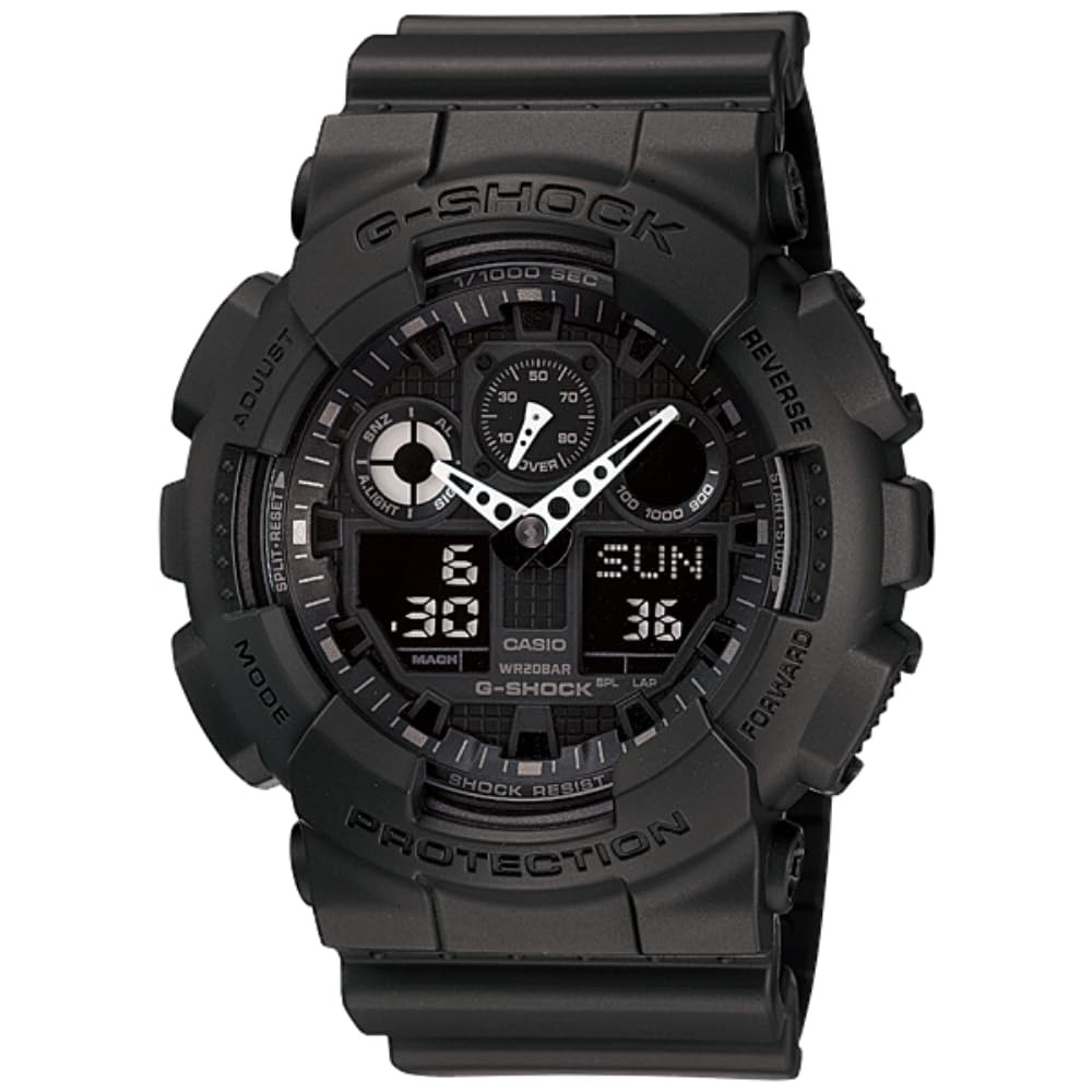 Casio G-Shock GA100-1A1 Men’s Analog Digital Watch 200M Black