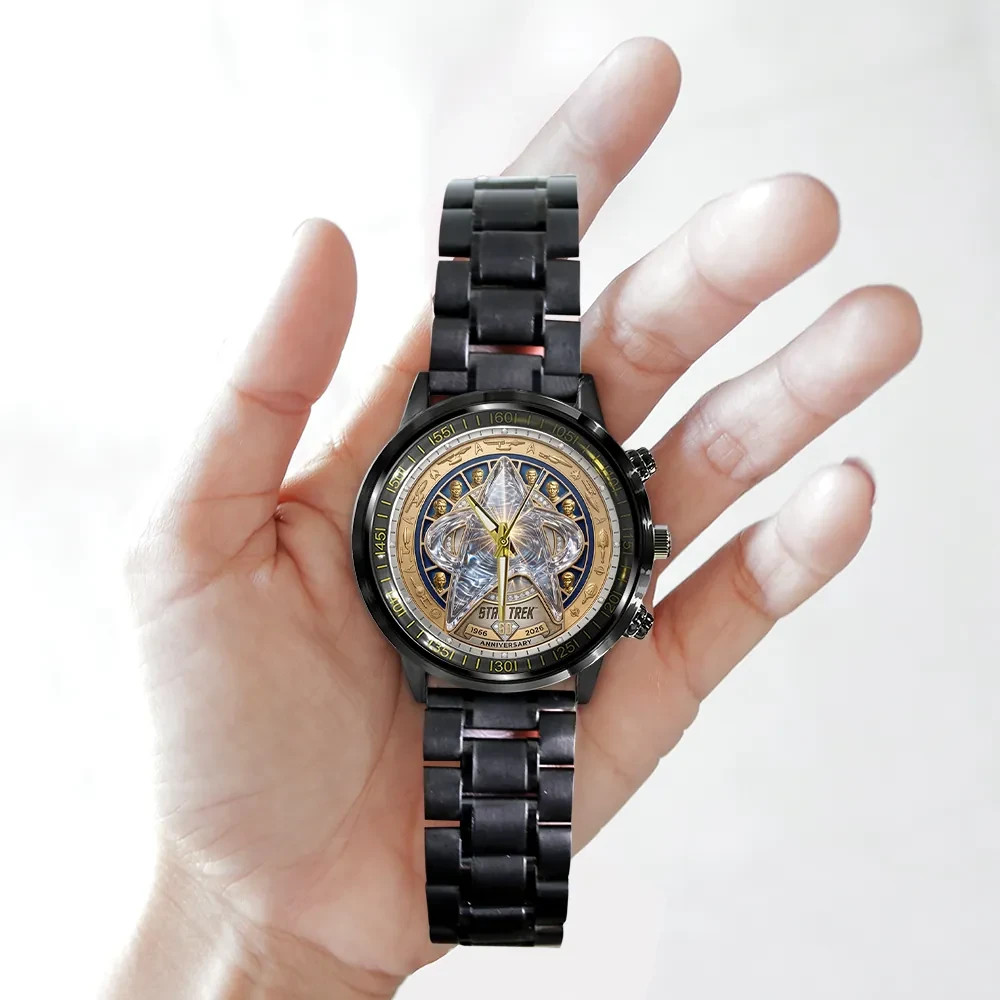 Star Trek 60th Anniversary Black Stainless Steel Watch