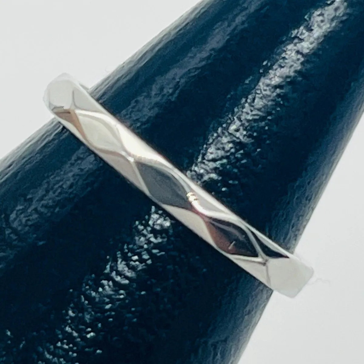 Boucheron Facette Ring Pt950 Platinum Silver Approx. US Size 3.25 (JP 5)