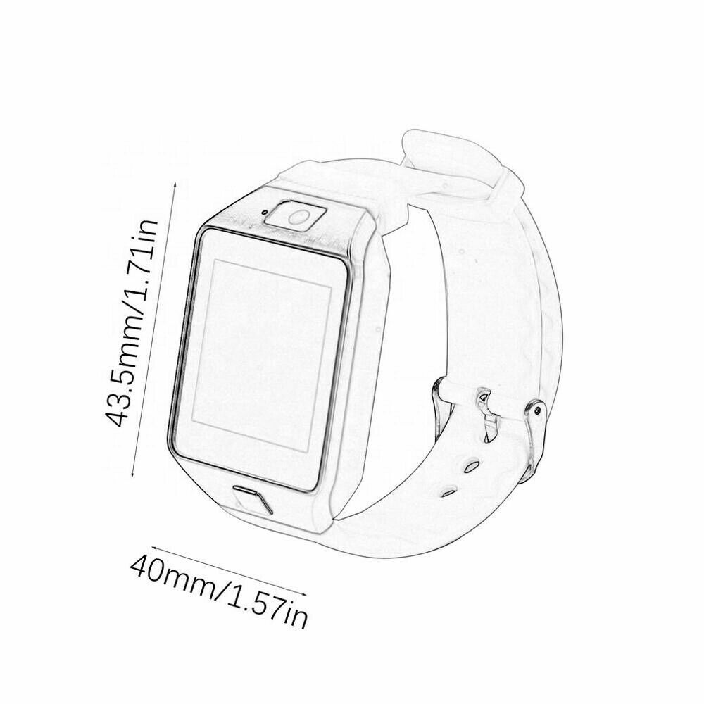 New Blue-tooth Smart Watch & Phone with Camera Touch Screen Sleep Monitor