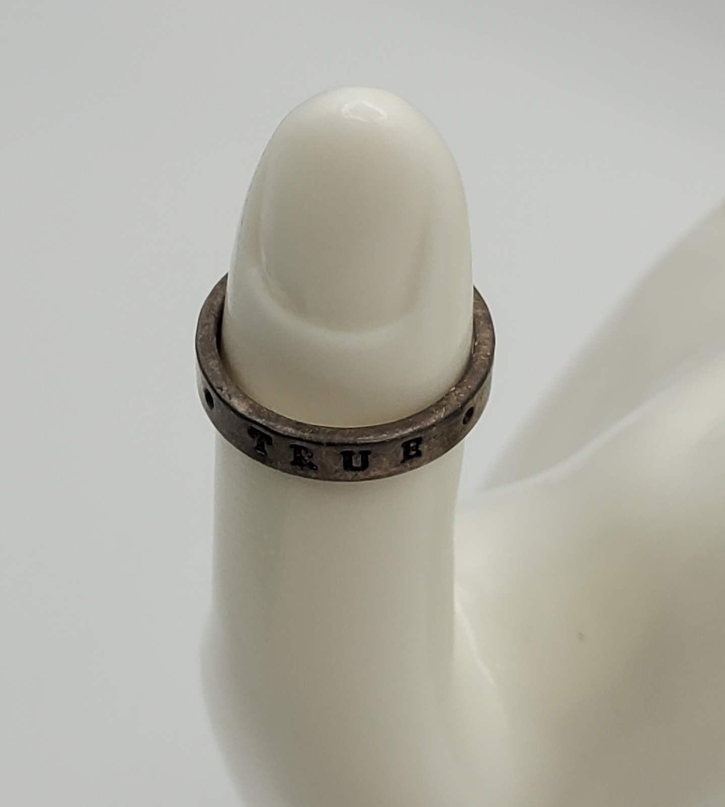 925 BDS True Love Waits Ring 7 Sterling Silver 3g Wedding Band Purity Reminder