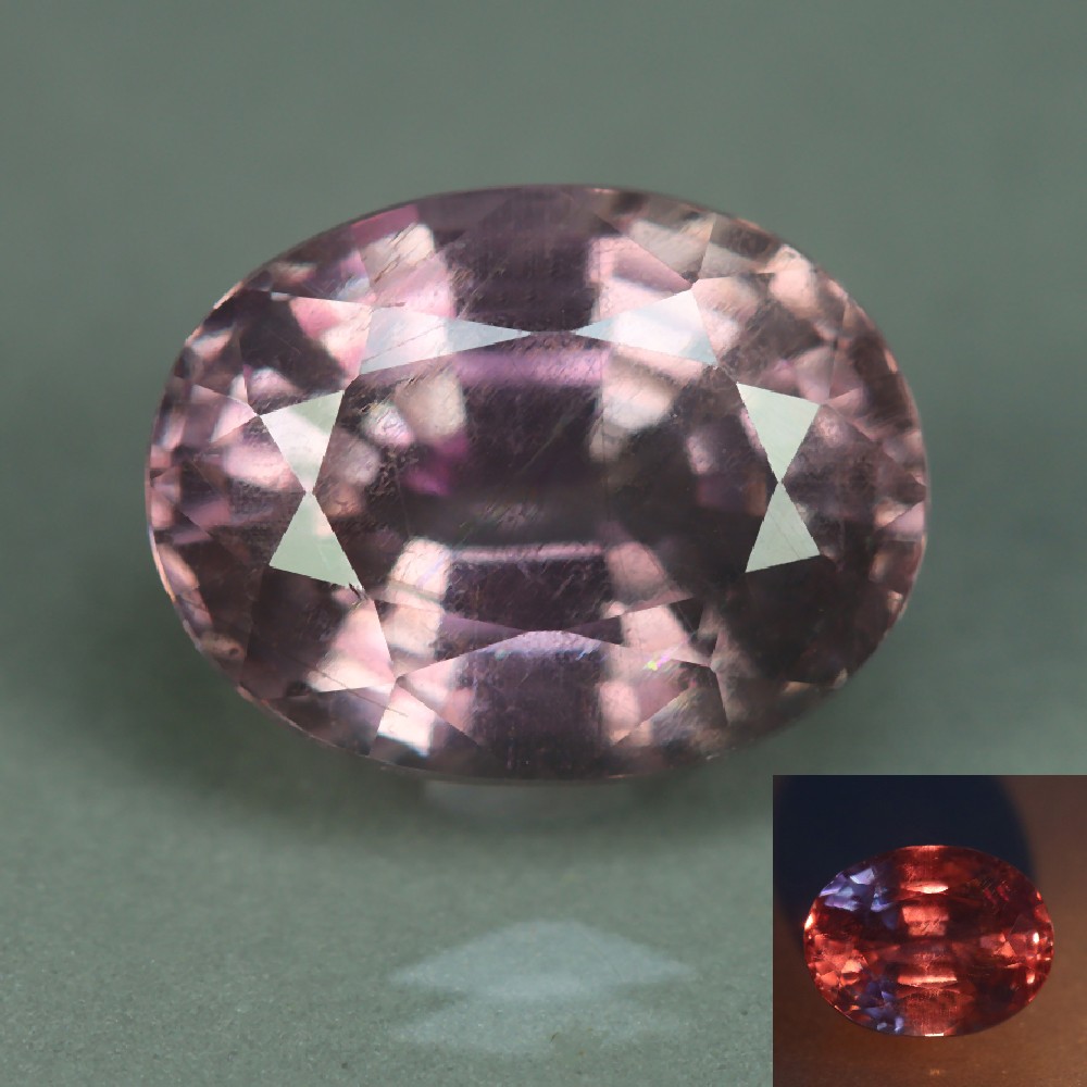 3.38 Cts_Antique Gemstone_100% Natural Unheated Turkey Rare Pink Diaspore