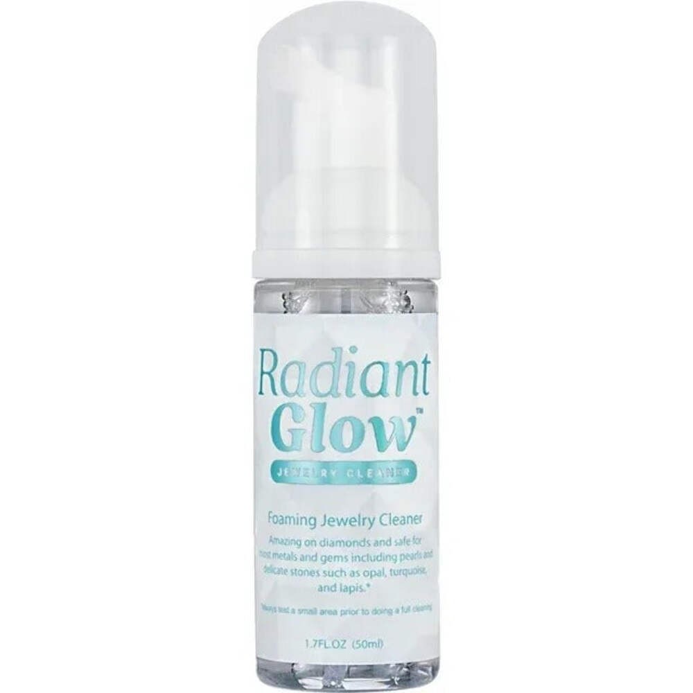 Radiant Glow Foaming Jewelry Cleaner 1.7 Fl Oz Biodegradable & Non-Toxic Formula