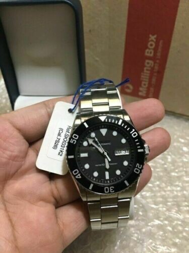 NEW BLACK DIAL & HANDS SET LARGE DIVERS 10BAR SKX031-033 (7S26-0040) MEN’S WATCH