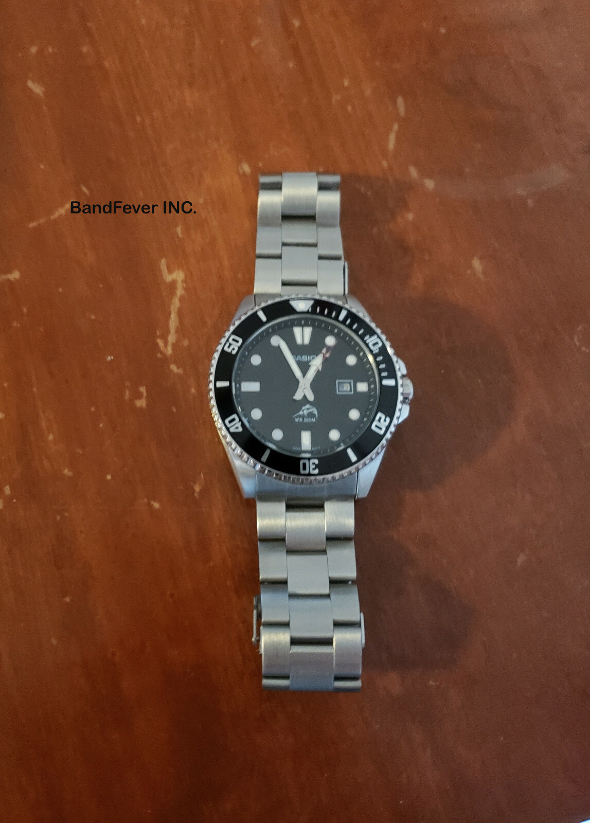 22mm Curved End Solid Stainless Steel Watch bracelet Casio MDV106-1A Duro 106