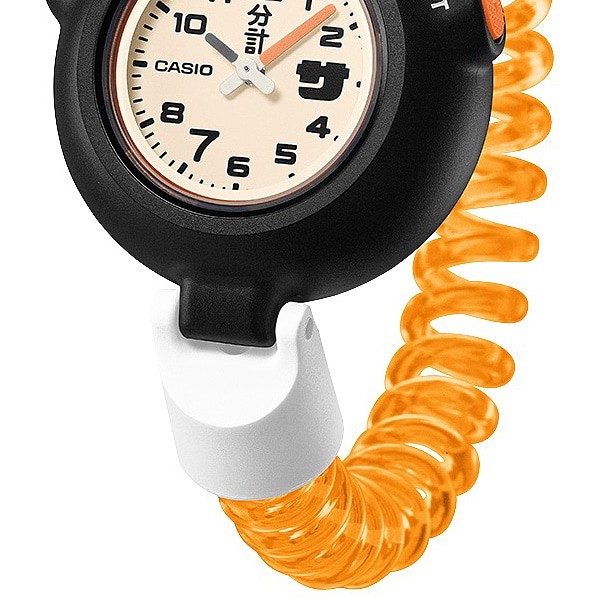 casio sauna watch sauna ikitai white daial orange band SAN-100H-7BJR JAPAN NEW