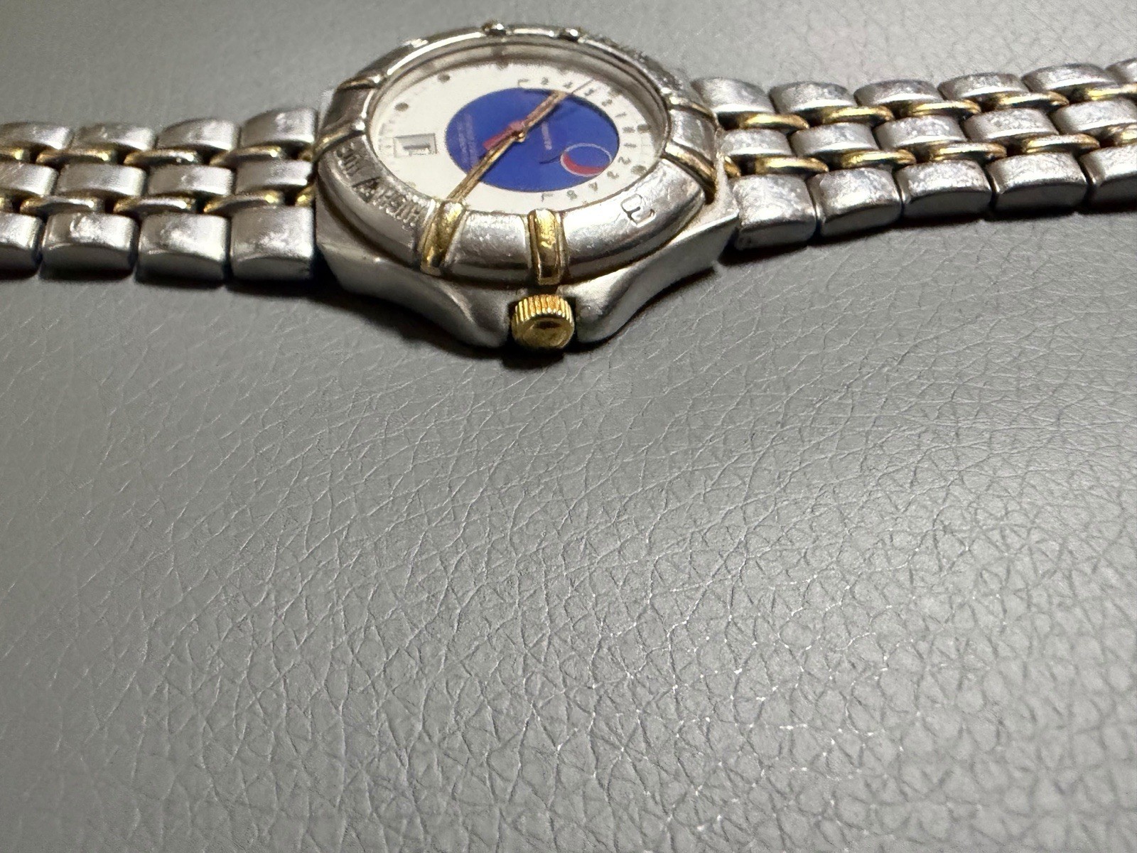 Krieger Tidal Chronometer 7 Jewels Swiss Quartz Men’s Watch- Working