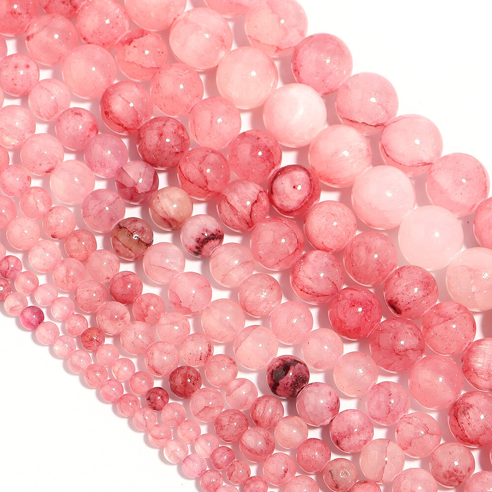 4-12mm Natural Stone Persian Jade Round Spacer Beads for Bracelet Jewelry Making
