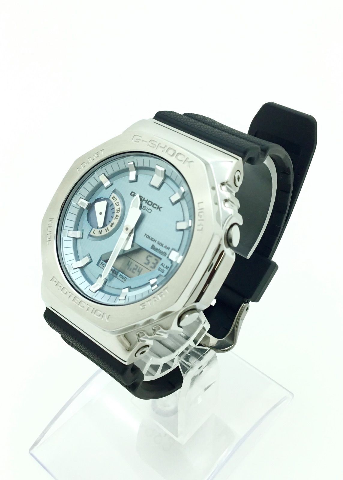Used Good Condition CASIO G SHOCK GBM 2100A 1A2JF Radio Solar Shock Resistant An