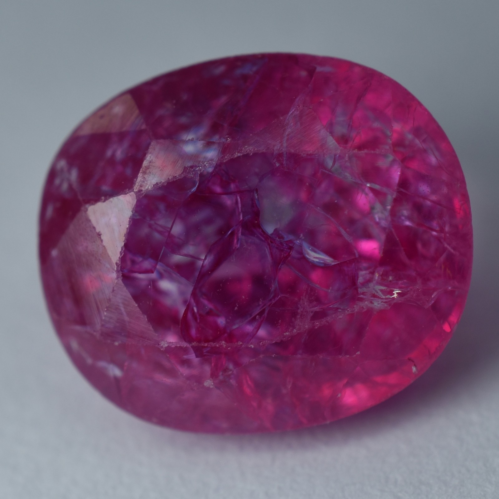 8.25 Carat Natural Ruby Pink Oval Cut CERTIFIED Stunning Loose Gemstone