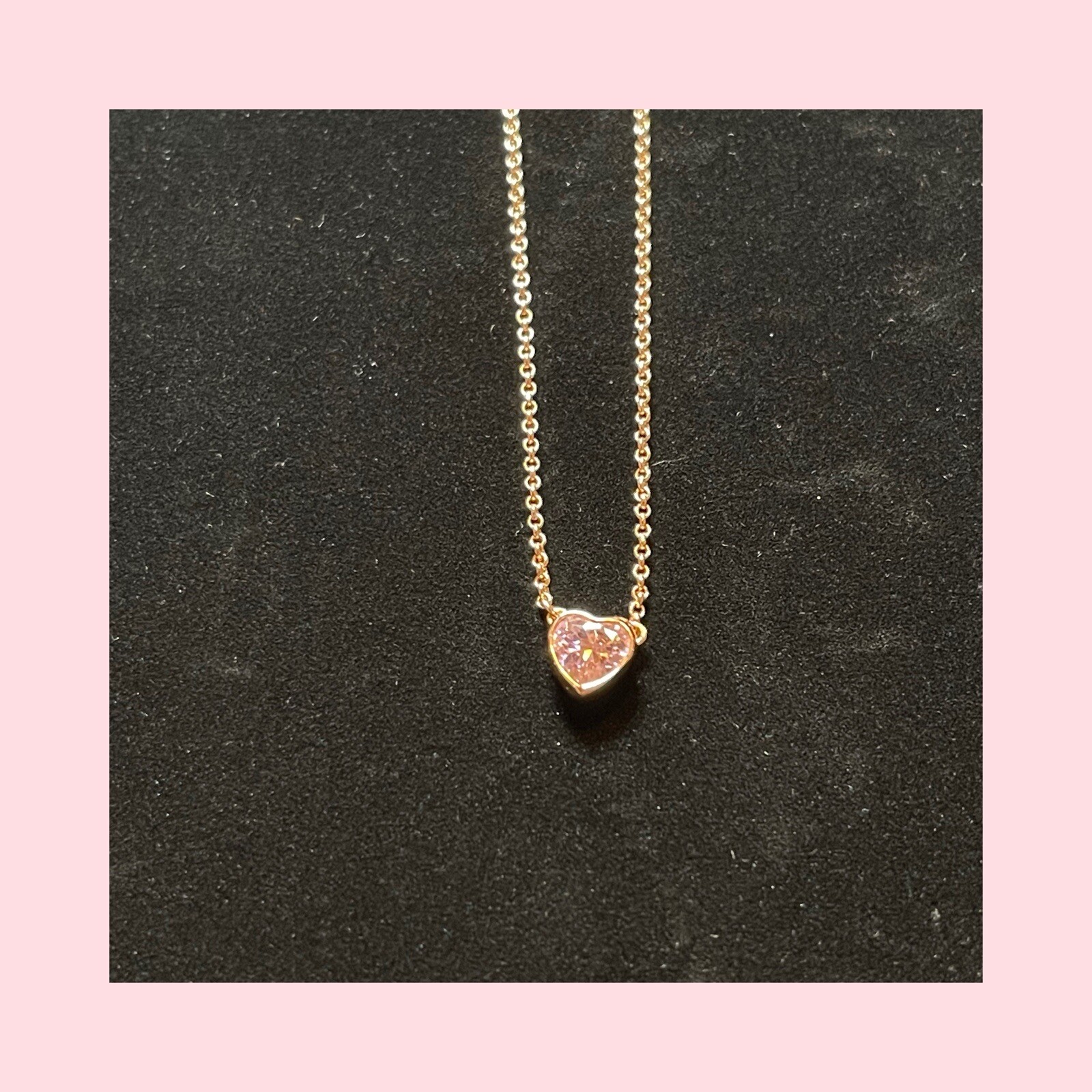 Kate Spade Romantic Rocks Necklace – Light Pink/Gold