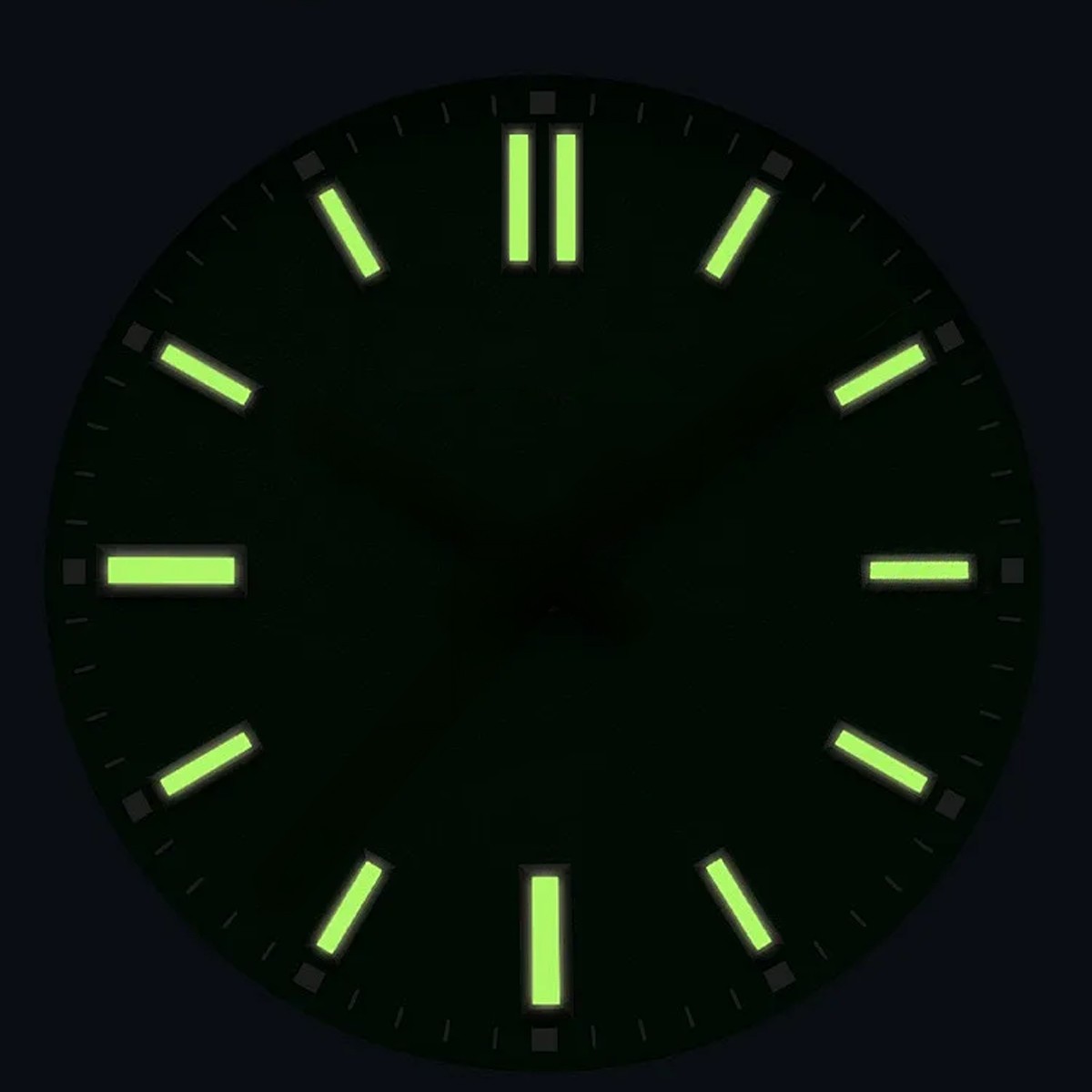 31.8mm Skeleton Dial for NH70 Movement Luminous Hollow Dial Ring Watch Parts