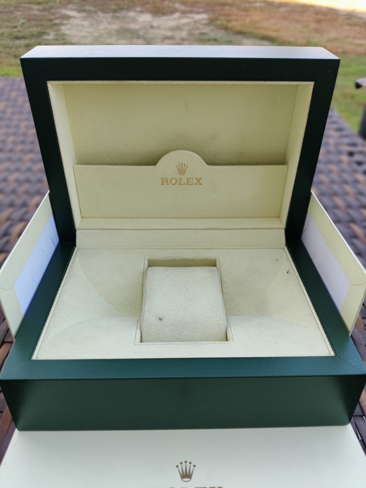 Green Oyster ROLEX SA – GENEVE SUISSE 39139.01 Watch Box Case No Watch