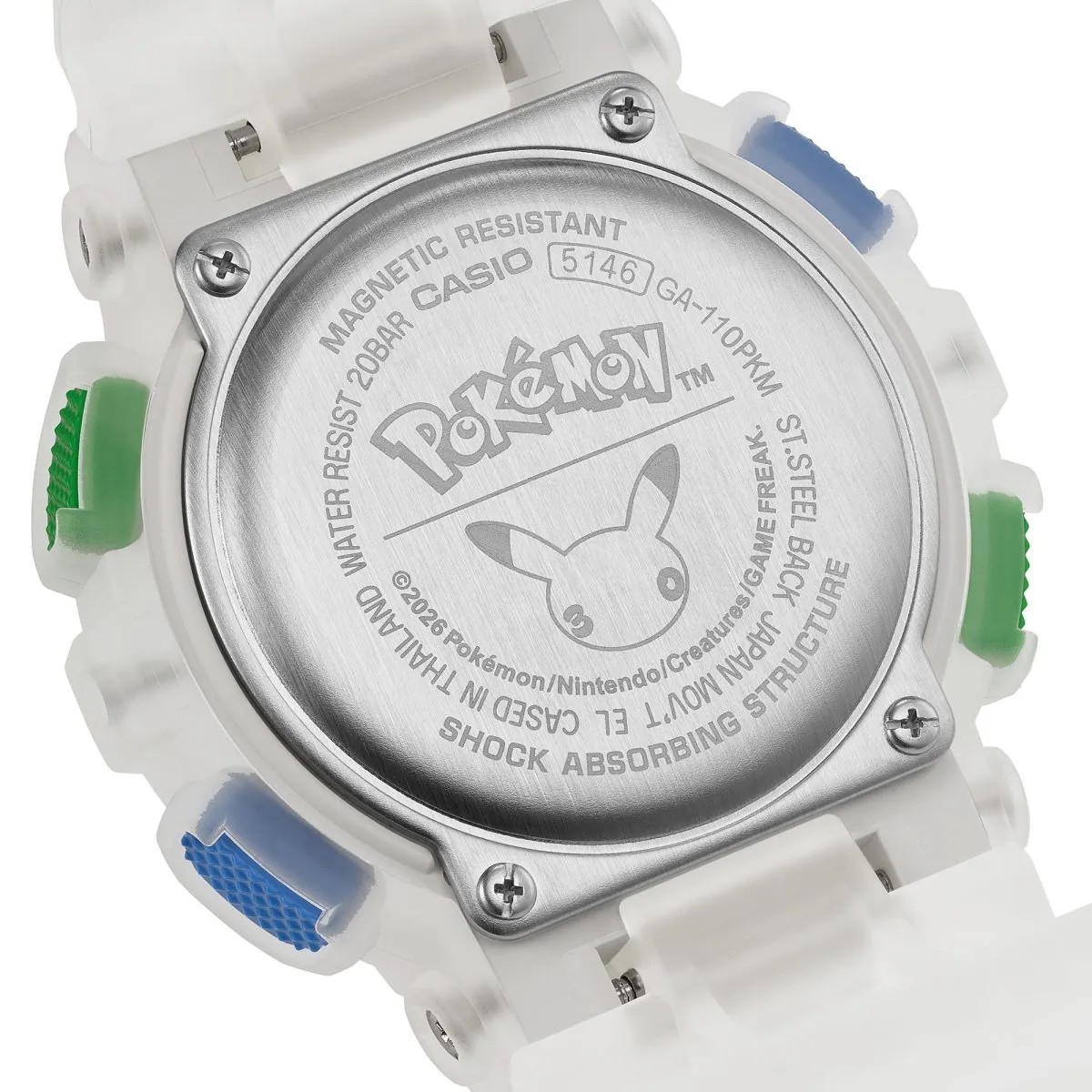 CASIO G-SHOCK Pokemon GA110PKM-7A 30th Anniversary Limited Presale Confirmed!