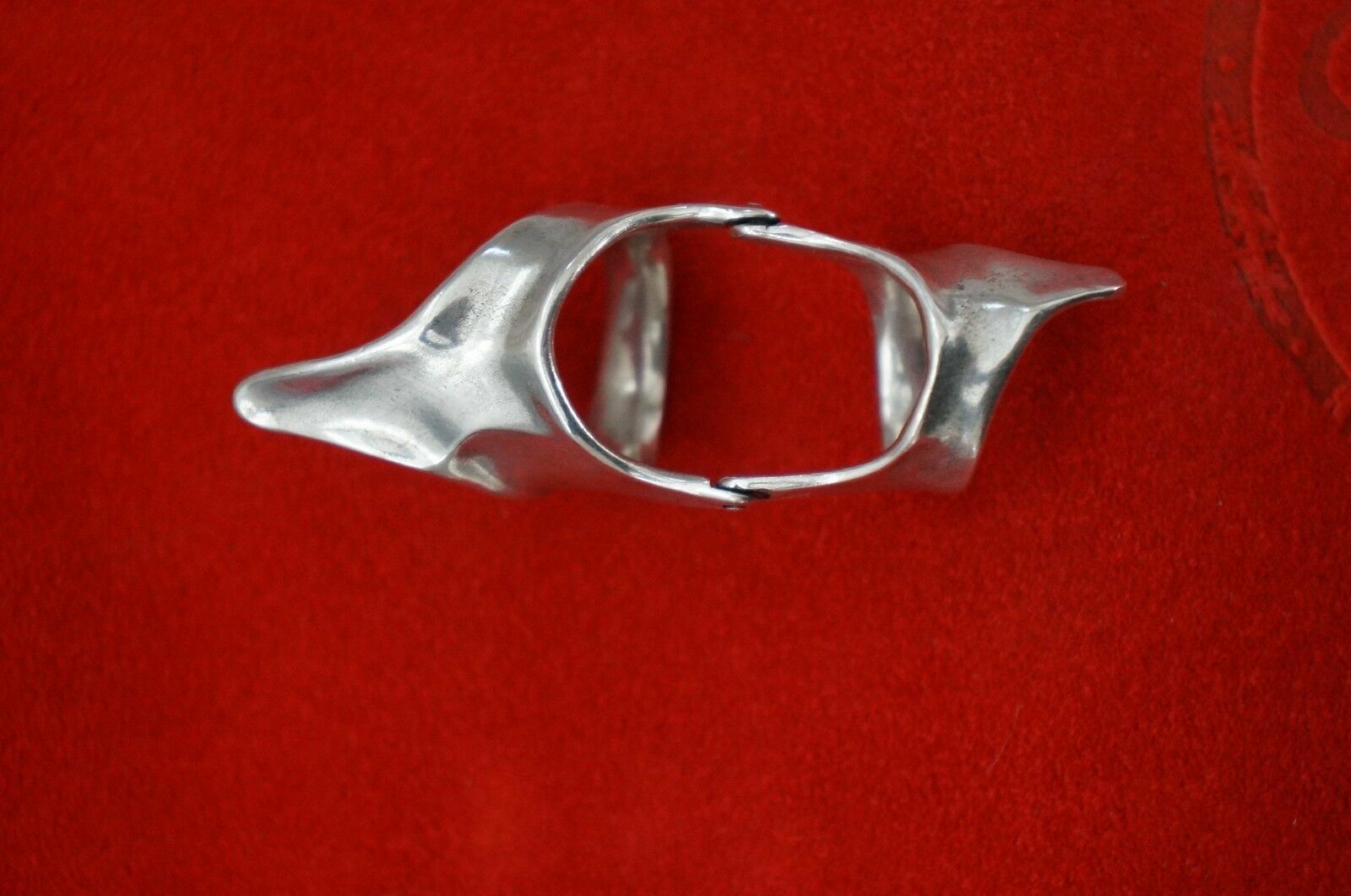 NEW UNO de 50 ARMOR Full Finger Silver Hinged Ring 6.5 7 7.5 8 8.5 9 S M L XL