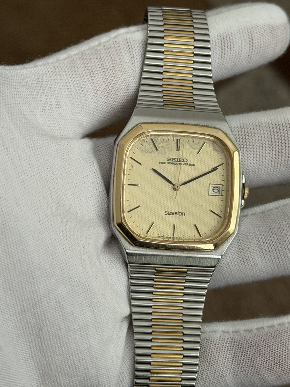 Rare Vintage Seiko Session 8N45-5010 Men’s Quartz Classic Dress Watch JDM 1980s