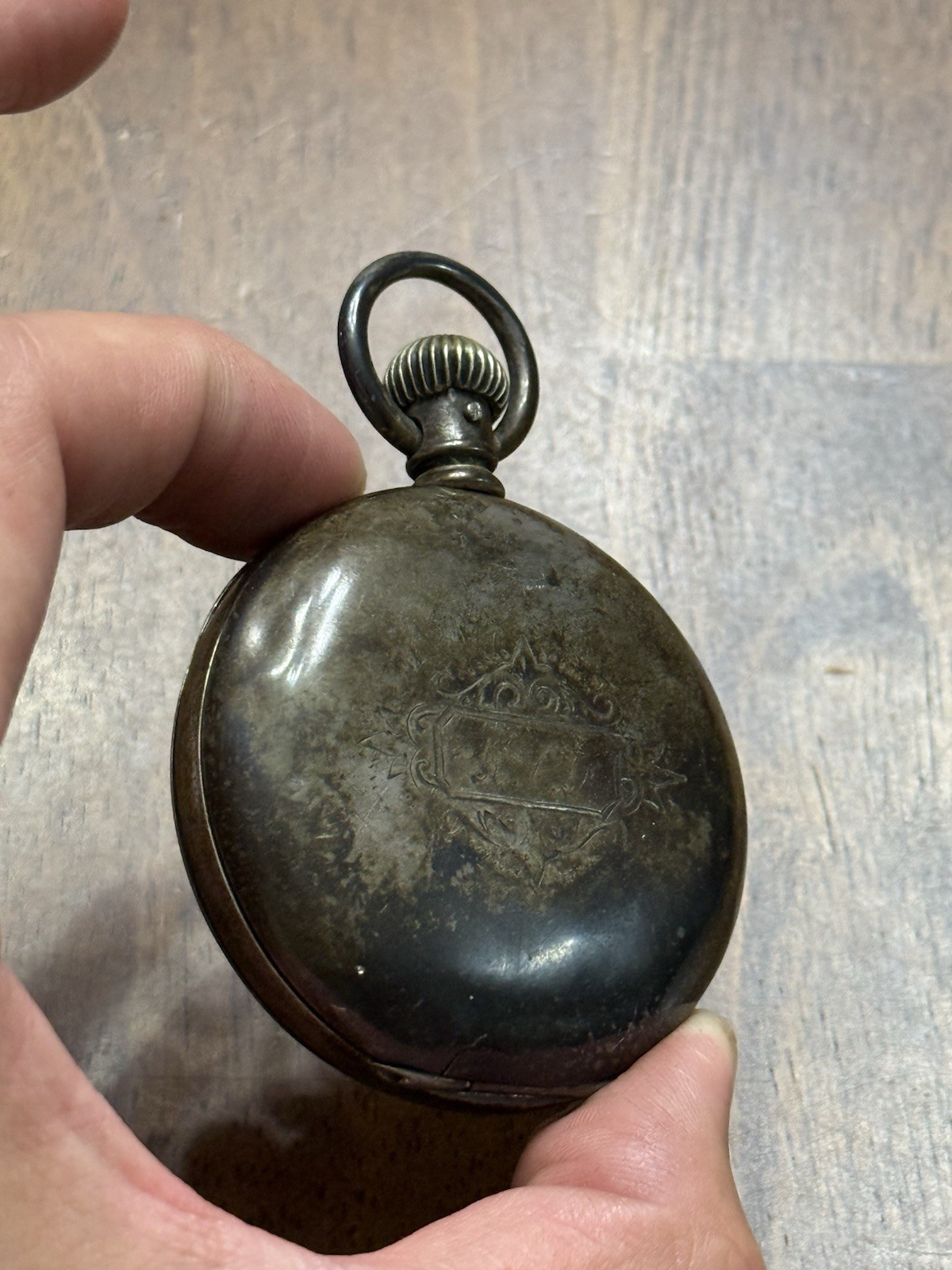 Waltham Pocket Watch 18s Model 1877 Broadway Grade 7j Fahys Coin Silver Case