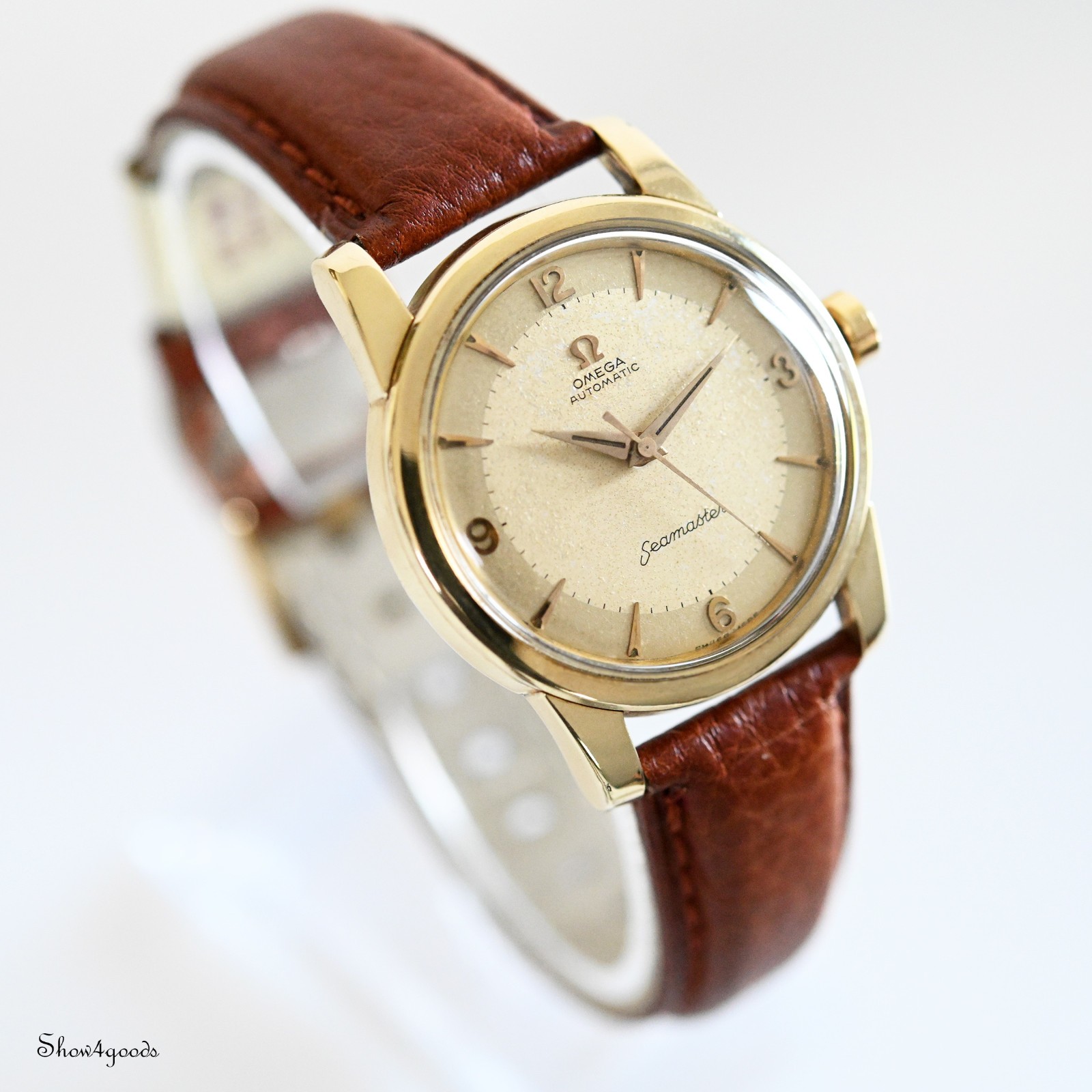 Omega Seamaster Gold caped 2846-2848 SC3 Automatic Cal 501 Overhauled – 1958