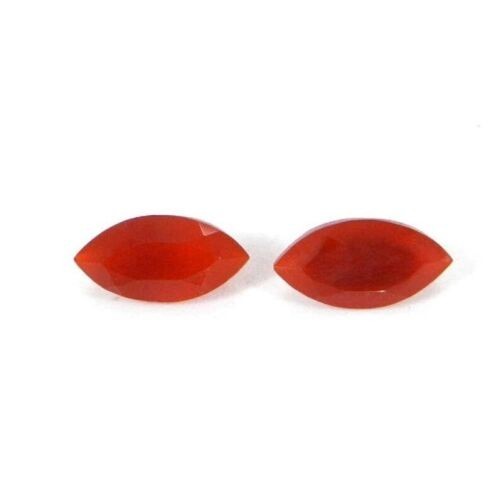 Natural Red Onyx Marquise Faceted Cut 6x12mm To 12x24mm Loose Gemstone