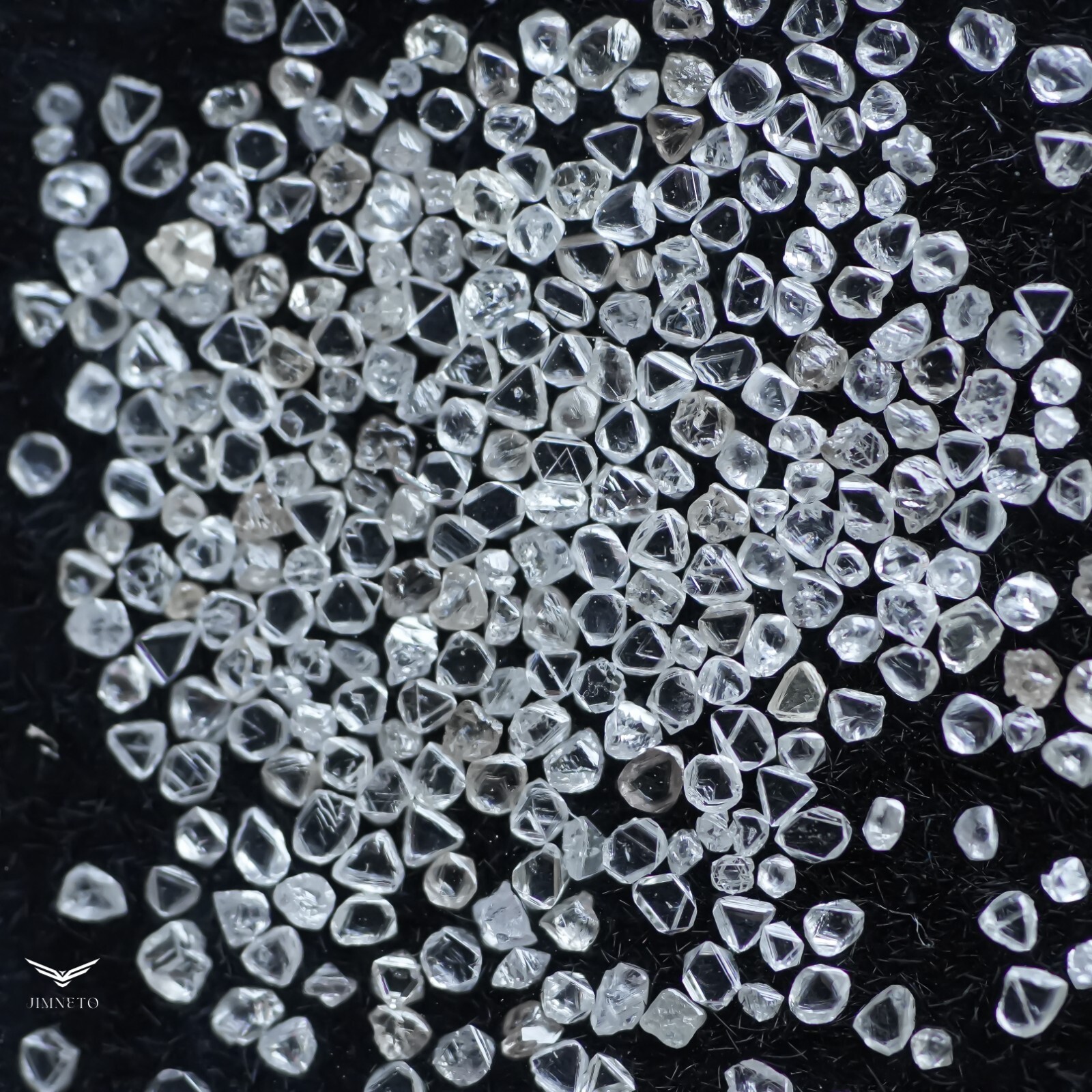 290 Pcs 1.00 Carat White Tiny Rough Diamond Small Raw Loose Diamonds