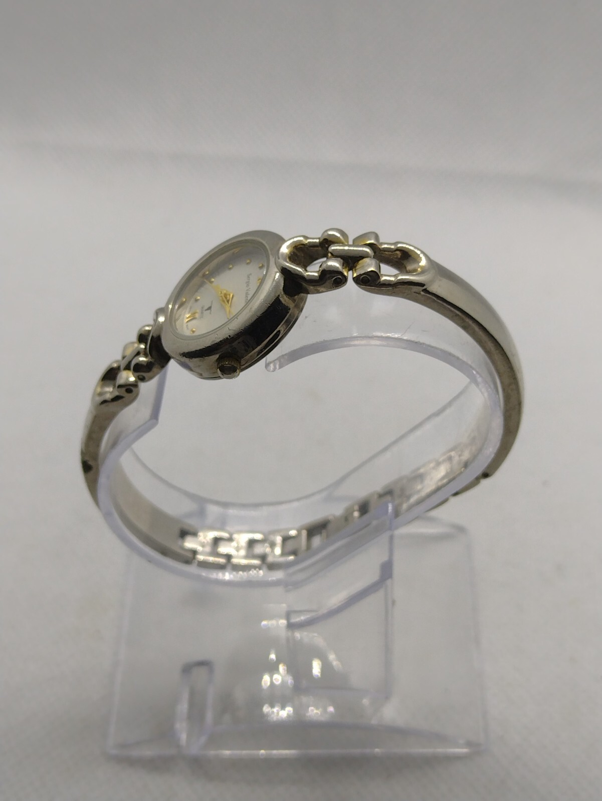 Sergio Valente Watch Silver tone Bracelet Strap Women’s Girls Female