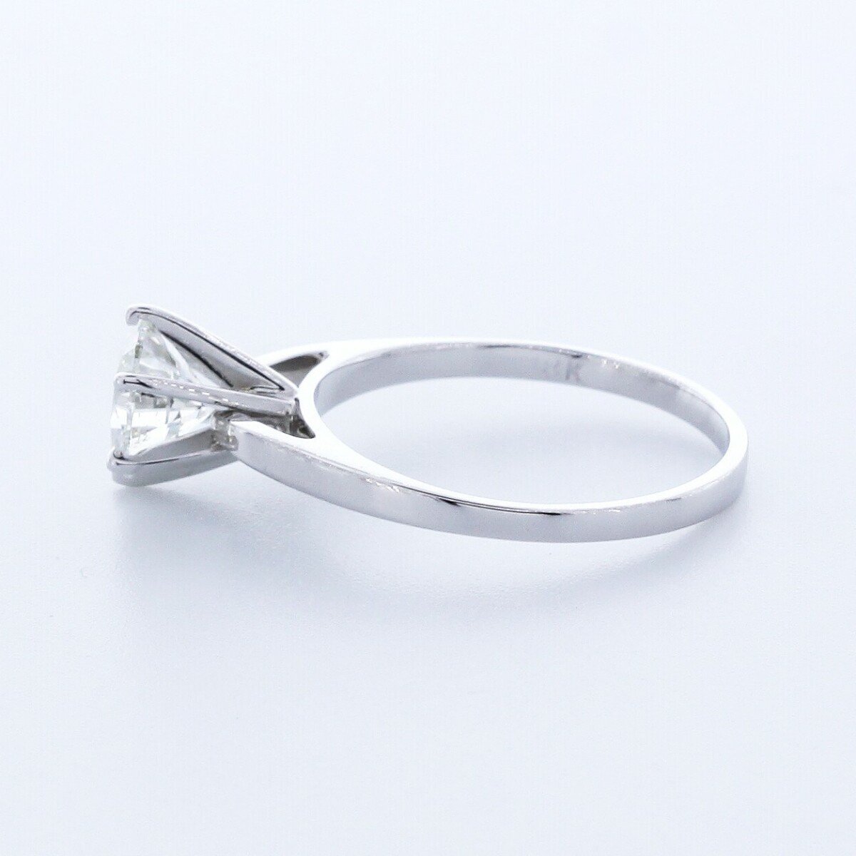 1.2CT Natural Diamond F/VS2 Very Good Cut Round Brilliant 18K White Gold 6-Prong