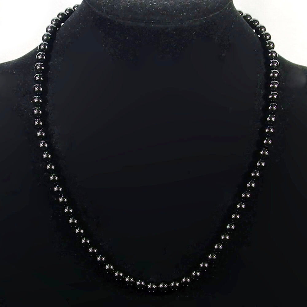 Fashion Jewelry 6mm Natural Multicolor Round Gemstone Beads Necklace 18 Inches