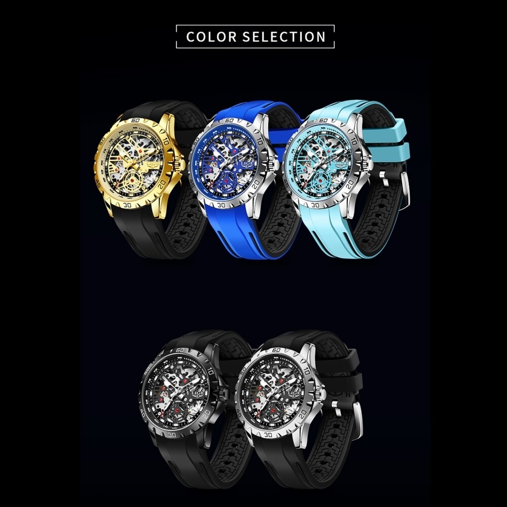 Luxury Men Watch Automatic Mechanical Luminous Waterproof Sport Man Wristwatch
