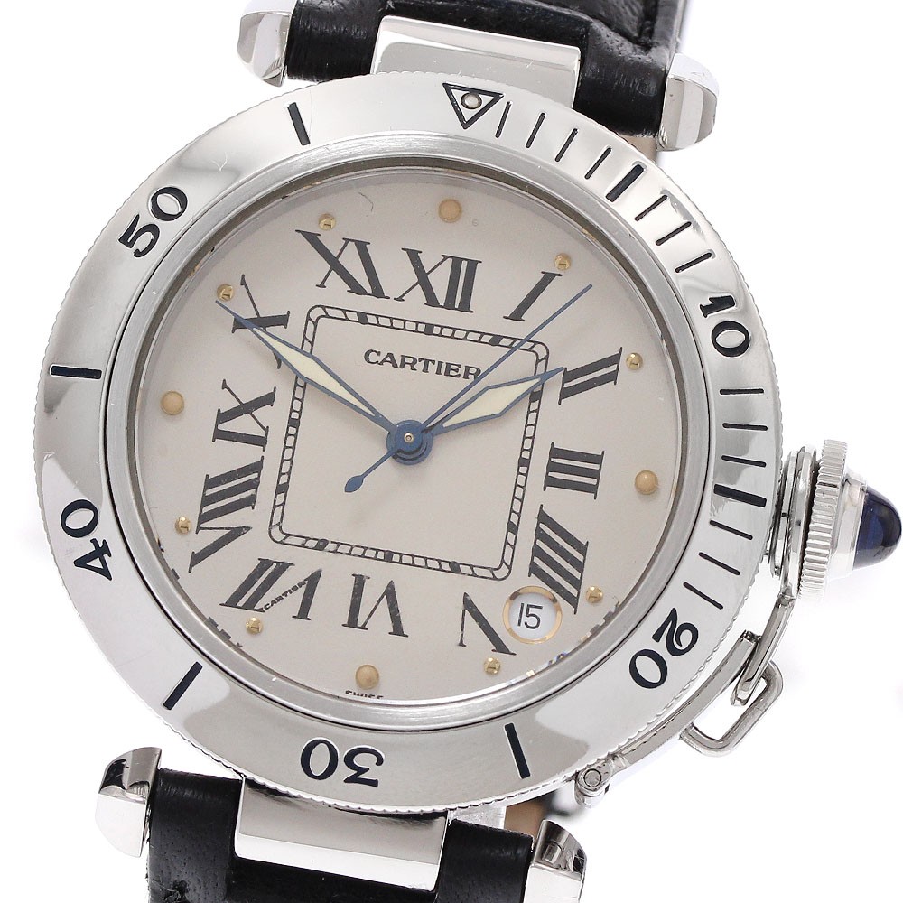 CARTIER Pasha C W3100255 Date beige Dial Automatic Boy’s Watch_935672