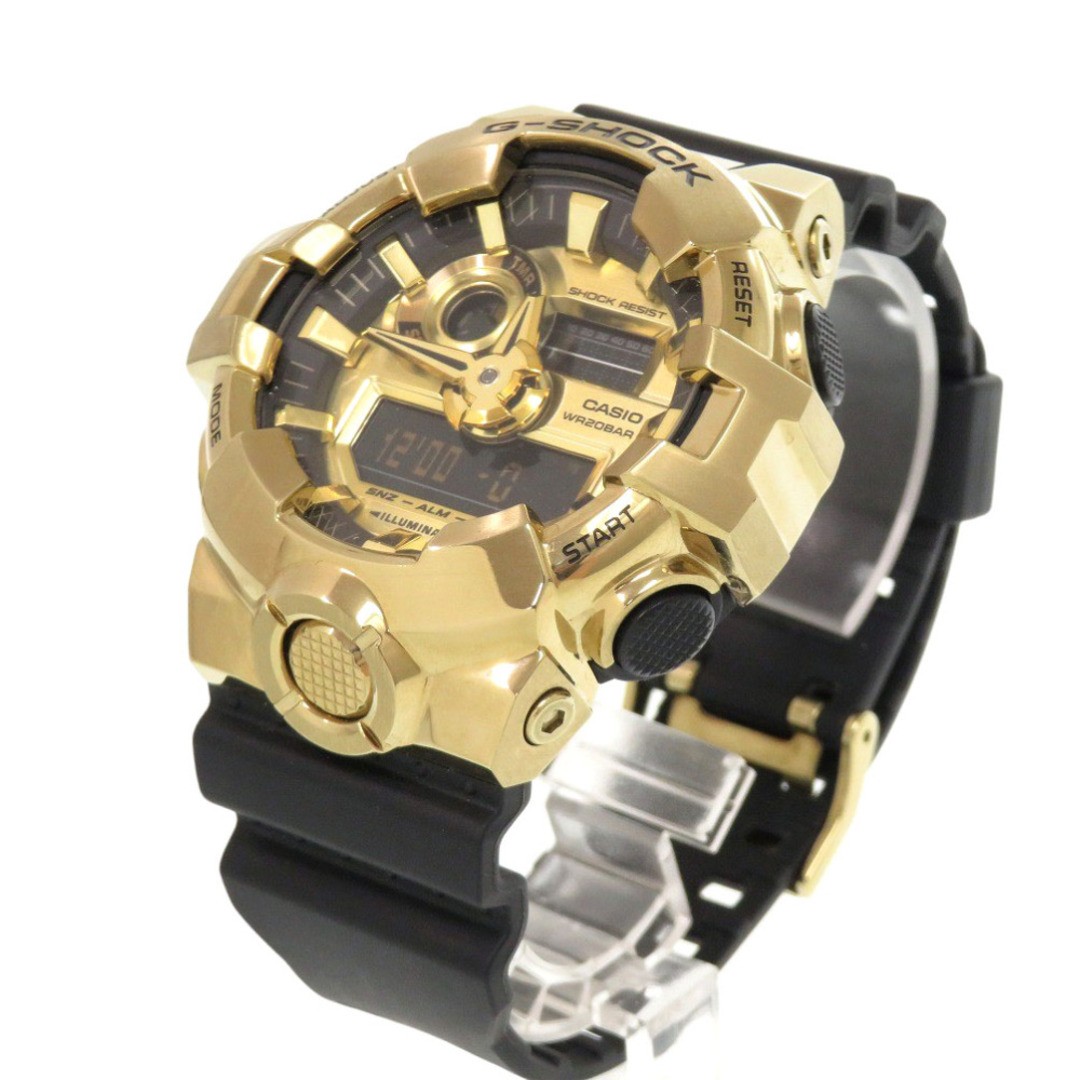CASIO G SHOCK GM 700G 9AJF SS Resin Black Gold Quartz Analog Digital Wristwatch