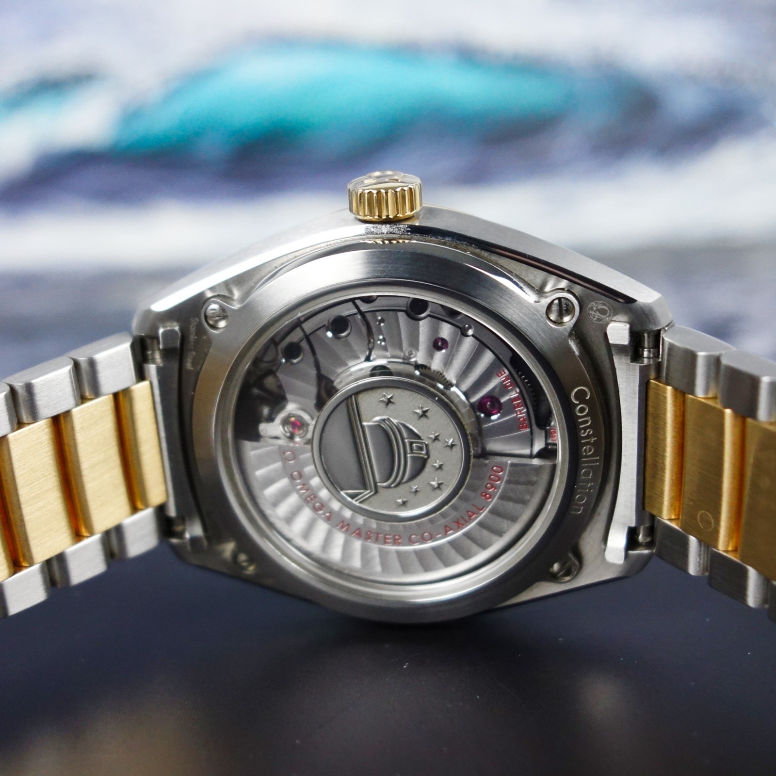 Omega Constellation Globemaster Full Set 2 Tone Gold & Steel 130.20.39.21.03.001