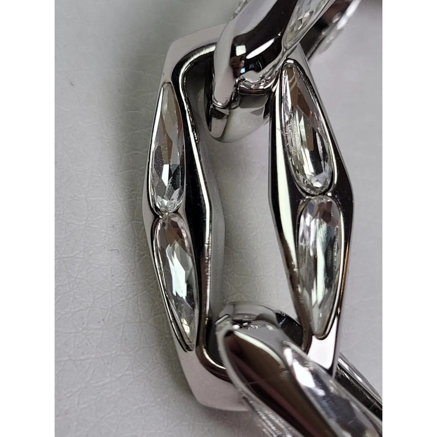 NEW YSL Saint Laurent Diamond Chain & ST Bracelet Authentic