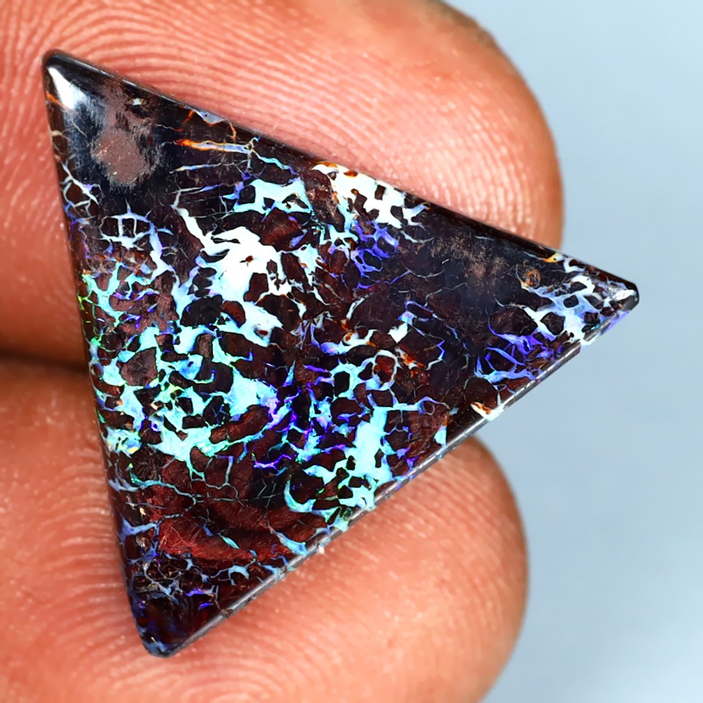 9.58 ct Fancy (20 x 22 mm) (Un-Heated) Australia Boulder Matrix Opal Gemstone