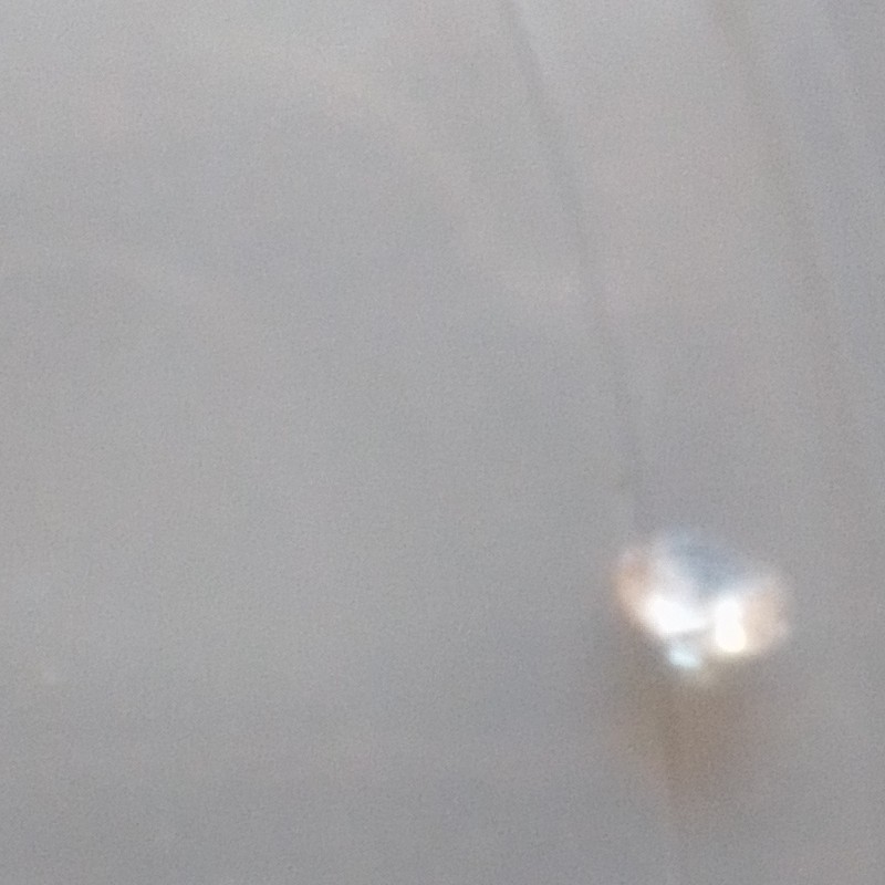 White/Colorless Transparent Round Cut Faceted Loose Glass Gemstone, 1 Piece