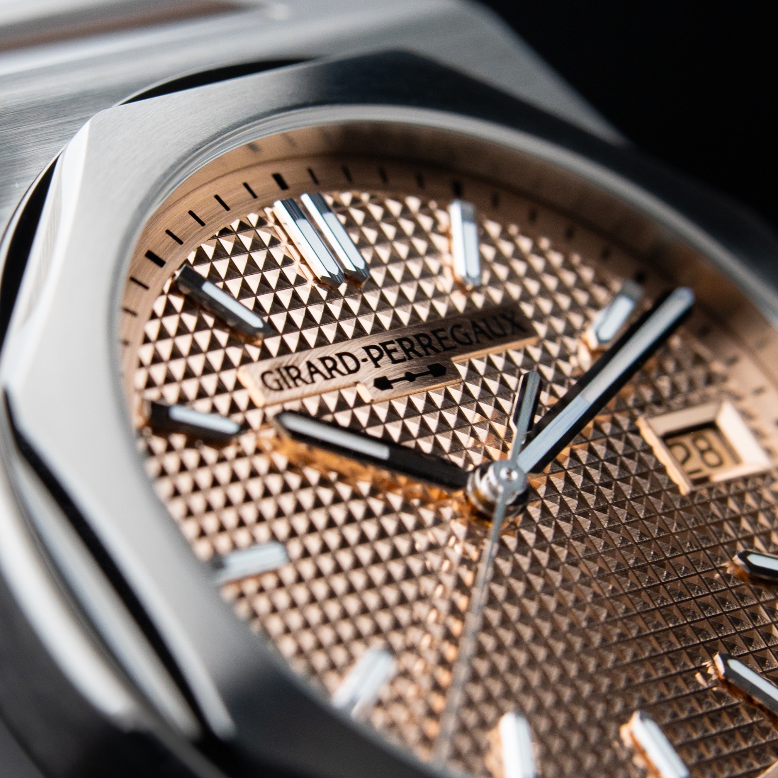 Girard Perregaux Laureato Fifty 50 UNWORN 2026 Rose Gold Dial Steel 39mm Watch
