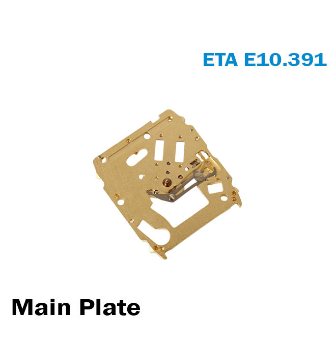 Main Plate For ETA E10.391-For Quartz Movement-Swiss Made-Part No.100