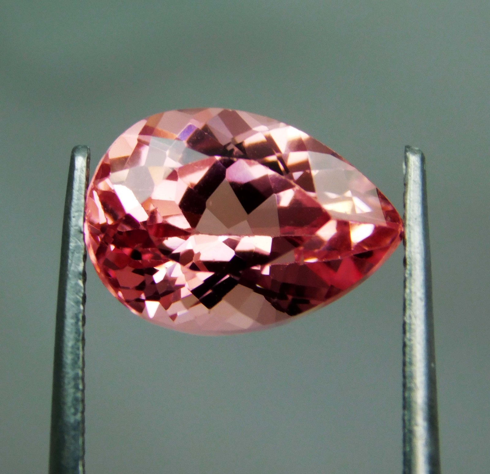 Certified 4.90 Ct Natural Padparadscha Sapphire Stunning Pear Cut Gemstone