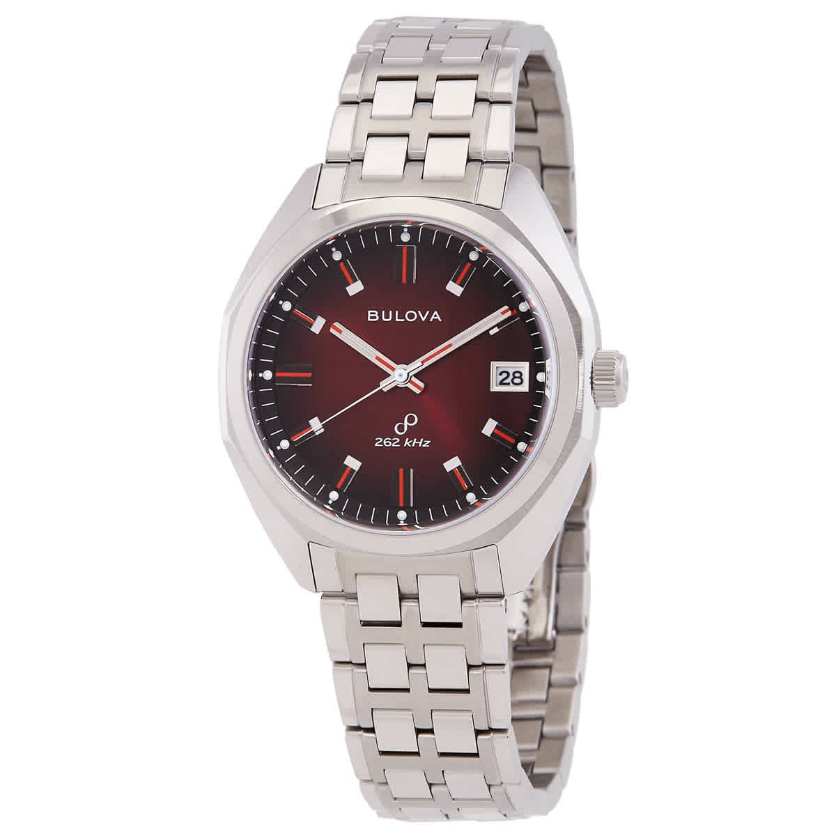 Bulova Jet Star Quartz Red Dial Men’s Watch 96B401