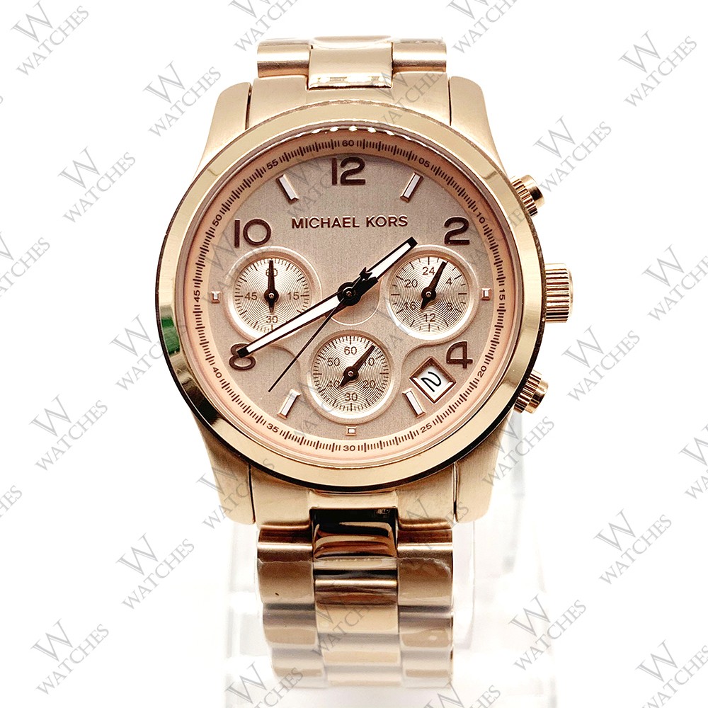 New Michael Kors MK5128 Runway Rose Gold Stainless Steel 38mm Women’s Watch