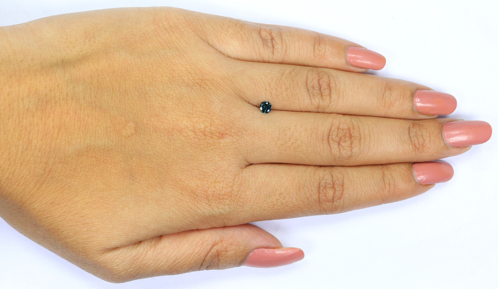 0.19 Ct Natural Loose Round Cut Diamond 3.80 MM Blue Color Round Diamond LQ6692